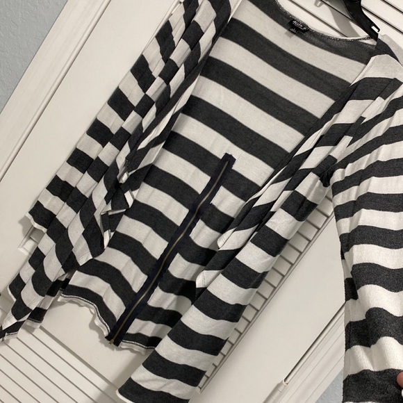 Stripped draped sweater - Picture 4 of 4